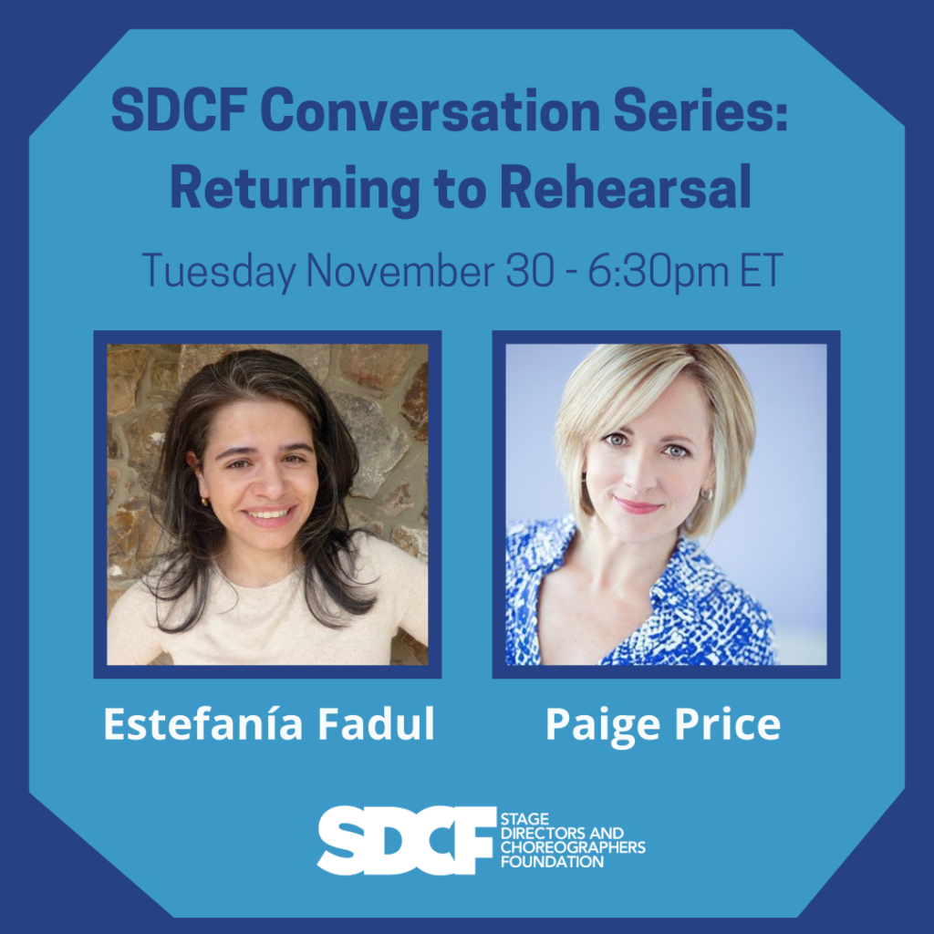 SDCF Conversation Series: Returning to Rehearsal