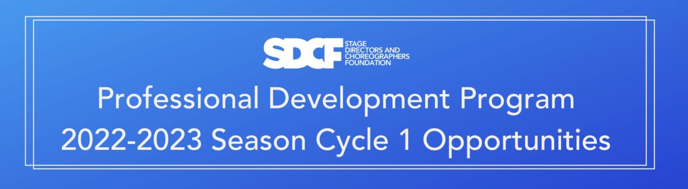 Professional Development Program 2022-2023: Season Cycle 1 ...